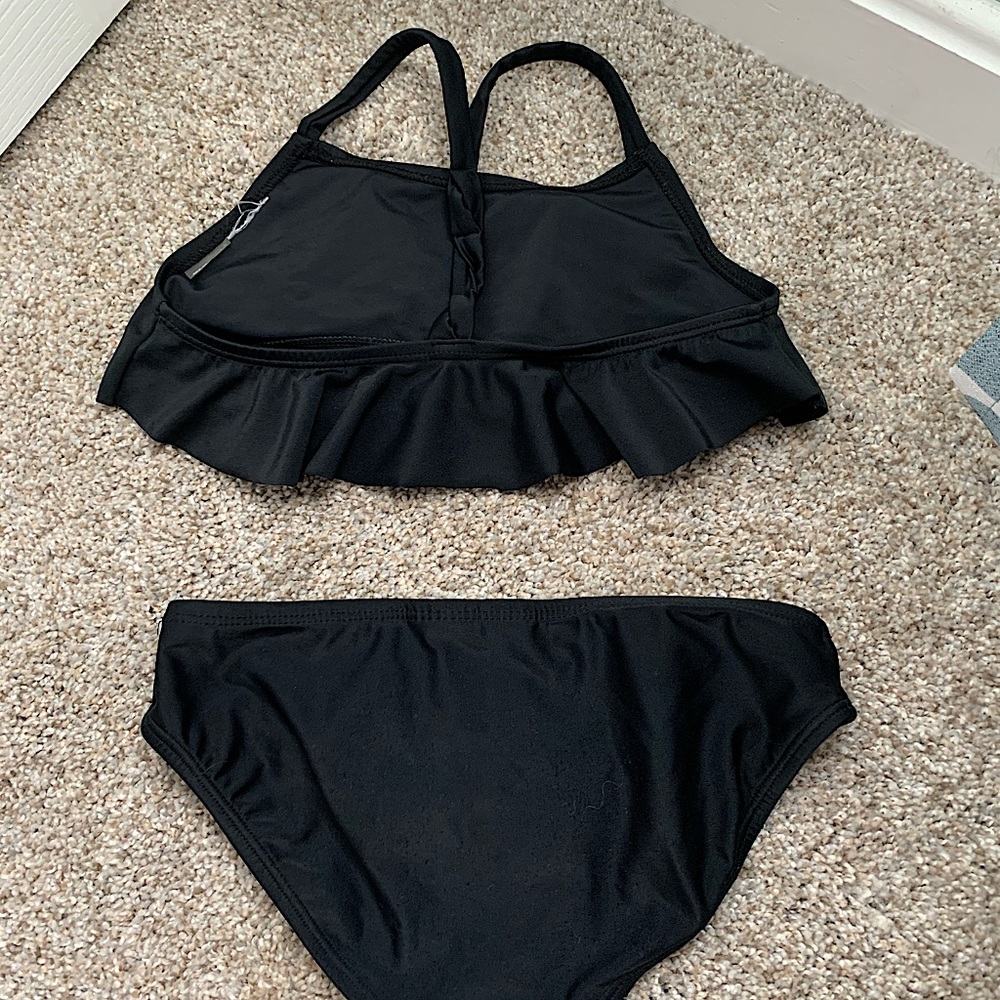 Girls black bathing suit